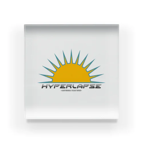 HYPERLAPSE SUNSET アクリルブロック