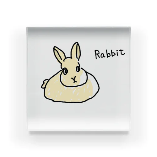 Rabbitくん Acrylic Block