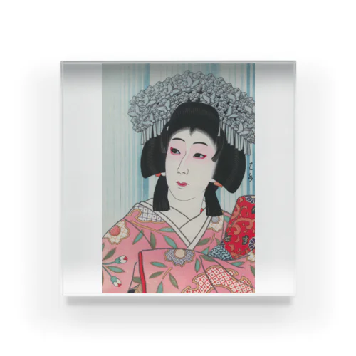 川瀬巴水《中村芝翫 雪姫》  Acrylic Block