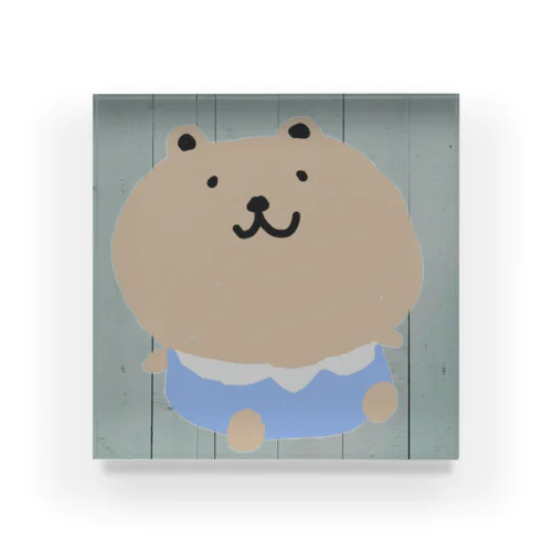 爽やかくまちゃん2 Acrylic Block