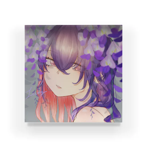 Wisteriaflowers Acrylic Block