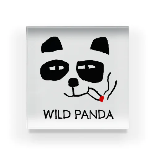 WILD PANDA Acrylic Block