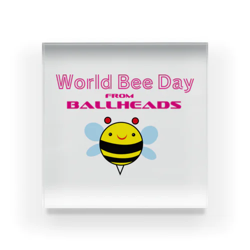 世界ハチの日 World Bee Day アクリルブロック