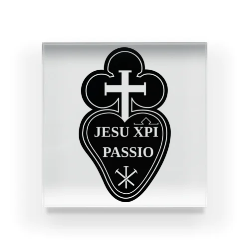 Jesu XPI Passio Acrylic Block