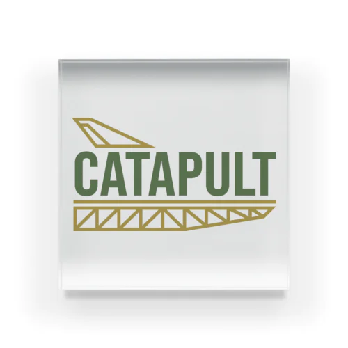 カタパルト CATAPULT ロゴ アクリルブロック