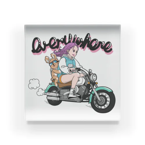 【girl】biker2 Acrylic Block