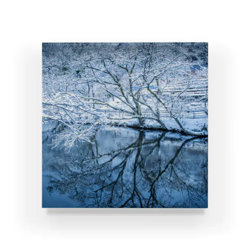 雪と湖 Acrylic Block