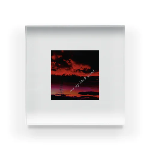 redskyblackgrand Acrylic Block