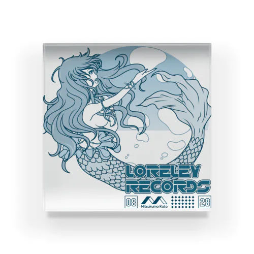 Loreley records アクリルブロック