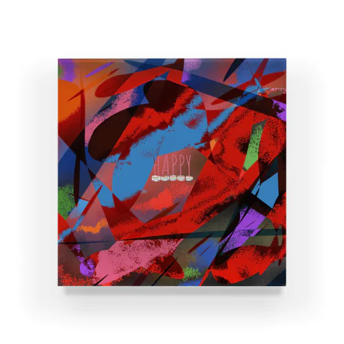 HAPPY β Acrylic Block
