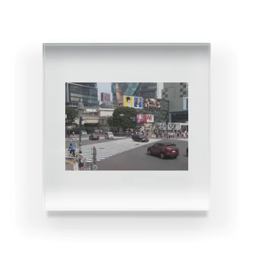 渋谷 Acrylic Block