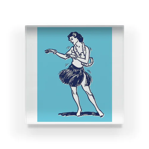 Hula dance Acrylic Block