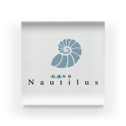 【Casa Nautilus 】公式ロゴ Acrylic Block