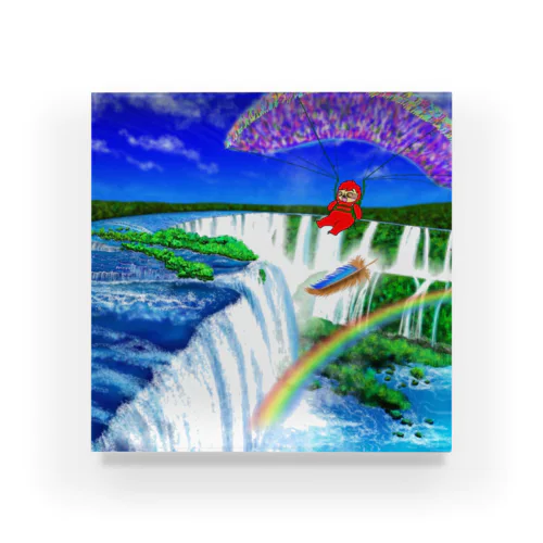 イグアスの滝とスマイロ Acrylic Block