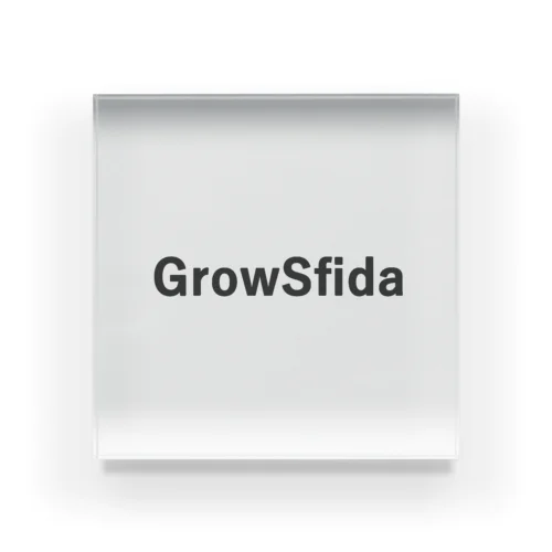 GrowSfidaロゴ Acrylic Block