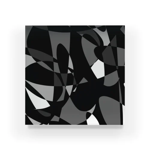 モノクロ自由形-2 Acrylic Block
