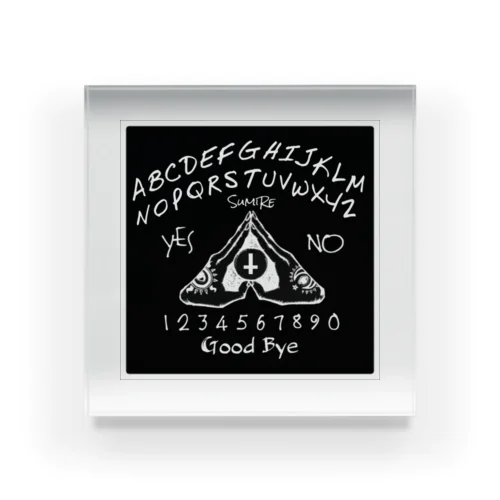 ウィジャボード　Ouija　黒 Acrylic Block