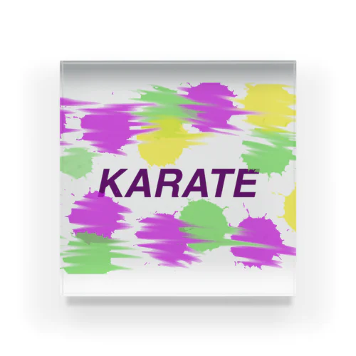 空手ドットKARATE アクリルブロック