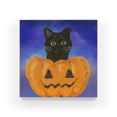 黒猫ちゃん〜ハロウィンver. Acrylic Block