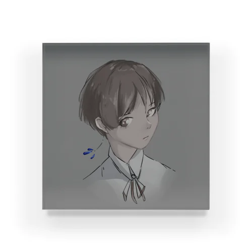 耳飾りさん Acrylic Block