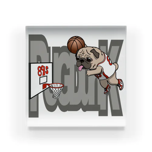 PUG-パグ-ぱぐ　おパグダンク グッズ-2 Acrylic Block