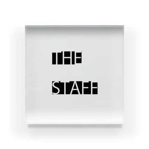 THE STAFF Acrylic Block