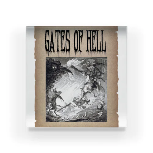 地獄の門 　Gates of hell Acrylic Block