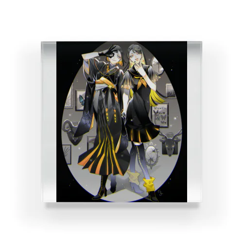 ハロウィンコーデ Acrylic Block