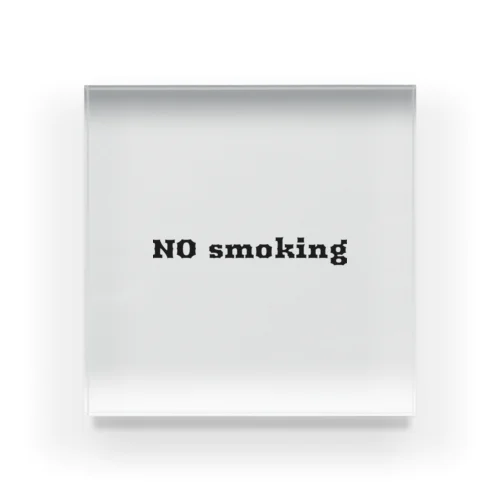 NO_SMOKING Lv.2 Acrylic Block