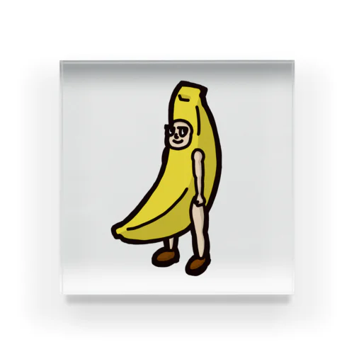 Jin who wear banana. アクリルブロック