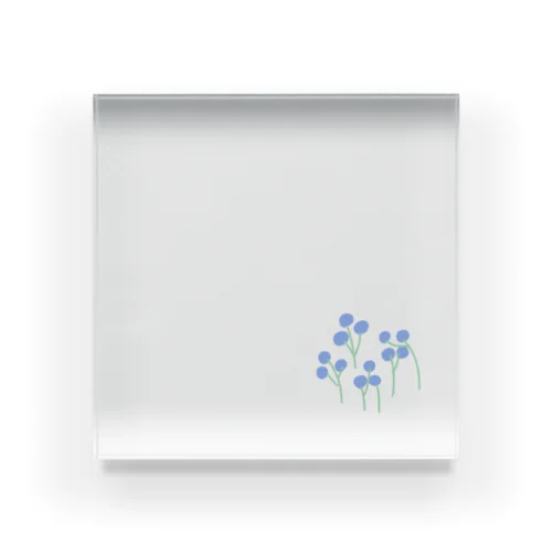 お花 Acrylic Block