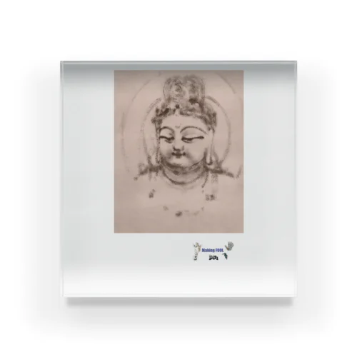五百幼童経の世界 仏画：Buddha A3-1 001 MF アクリルブロック