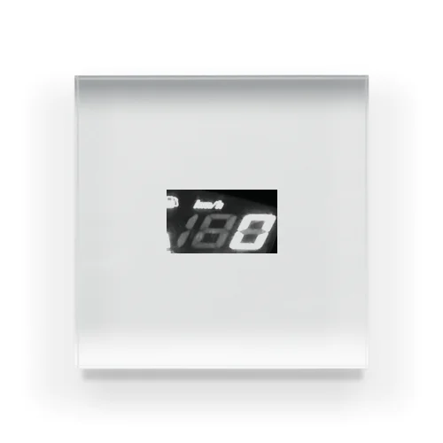One Eighty Zero White black Acrylic Block
