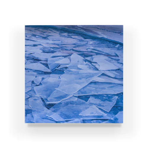 Background material Lake surface freezing Acrylic Block