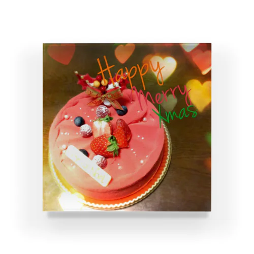 Happy Merry Xmas Acrylic Block