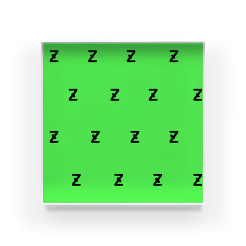 ゾノネコ愛用の模様 アクリルブロック