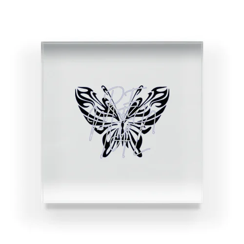 REMENTAL Butterfly Acrylic Block