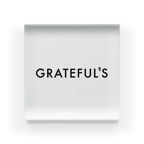 GRATEFUL`S Acrylic Block