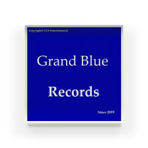 Grand Blue Records Acrylic Block