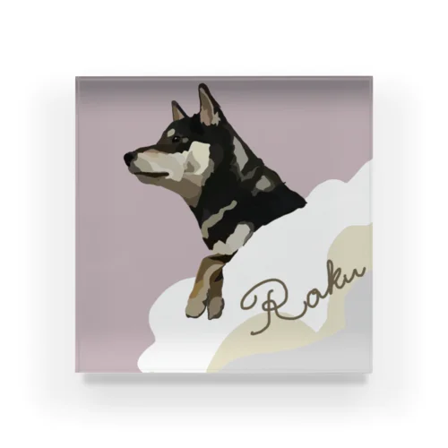 柴犬ROKU Acrylic Block