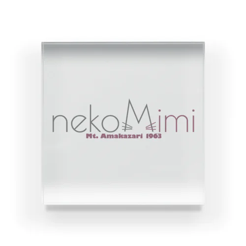 nekoMimi Acrylic Block