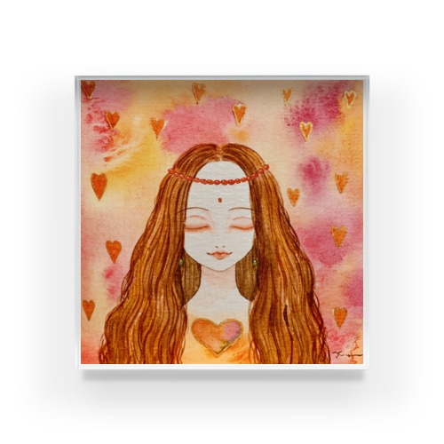 こはくの女神　LOVE Acrylic Block