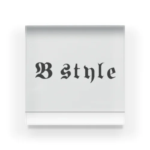 B style Acrylic Block