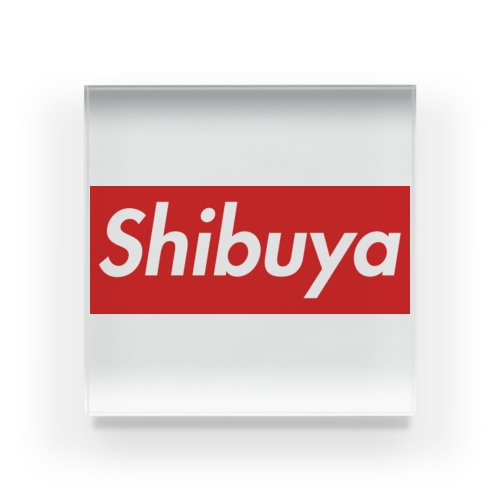 Shibuya Goods Acrylic Block