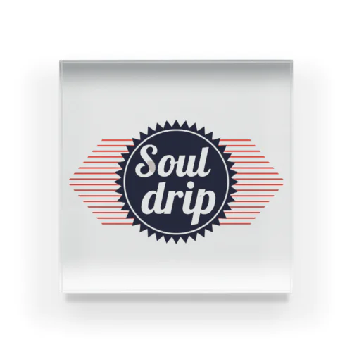 soul drip american Acrylic Block