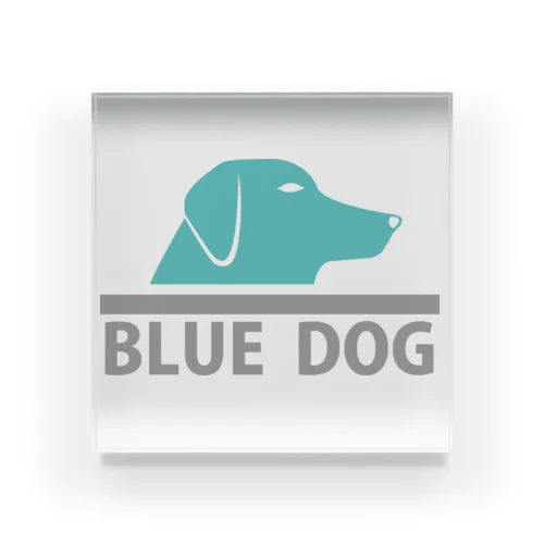 BLUE DOG Acrylic Block