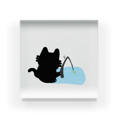 釣り猫 Acrylic Block