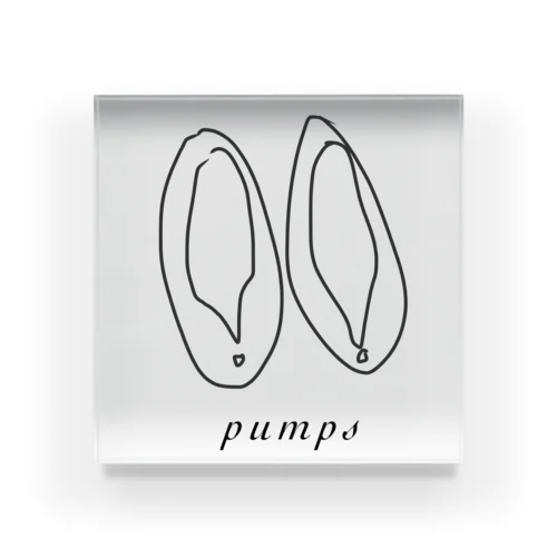 pumps アクリルブロック