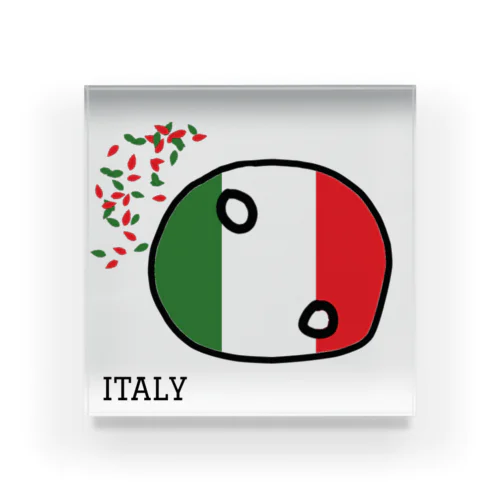 いたりあ（ITALY） アクリルブロック