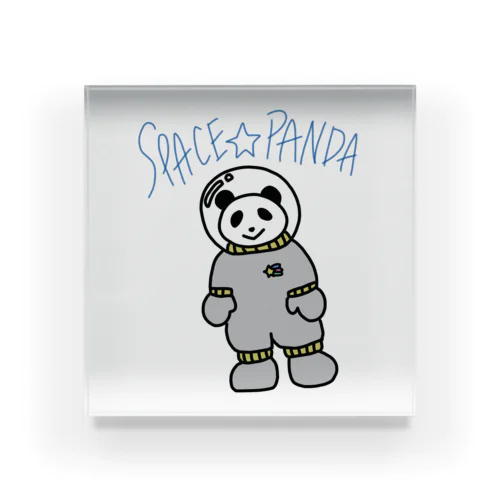 スペースパンダ★宇宙パンダ SPACE PANDA CAFE アクリルブロック